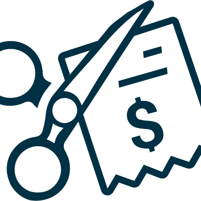 cost reduction icon