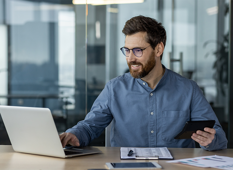 Man delivering significant cost savings