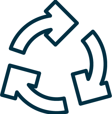 Process cycle icon